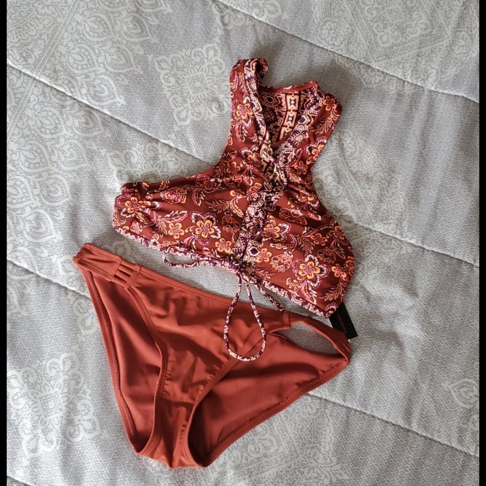 Two piece swim suit